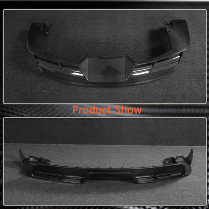 Rear Bumper Diffuser (2021+, Carbon) for Tesla Model S 2012– - image 3