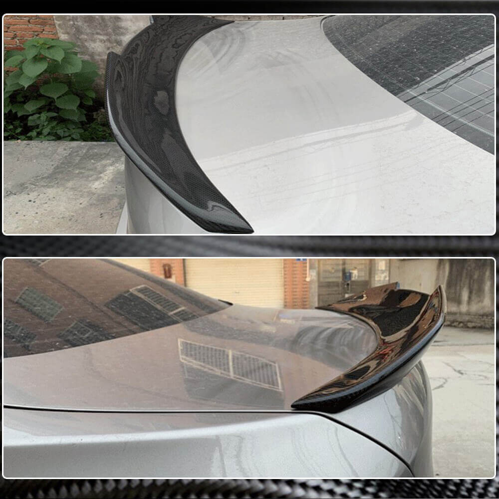 Rear Trunk Spoiler Carbon Fiber V3 (SD) for BMW 5 series F-10/11/07 2010-2016 - image 3