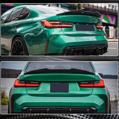 Rear Trunk Spoiler Carbon Fiber V16 (SD) for BMW 3 series G20/21 2018- - image 3