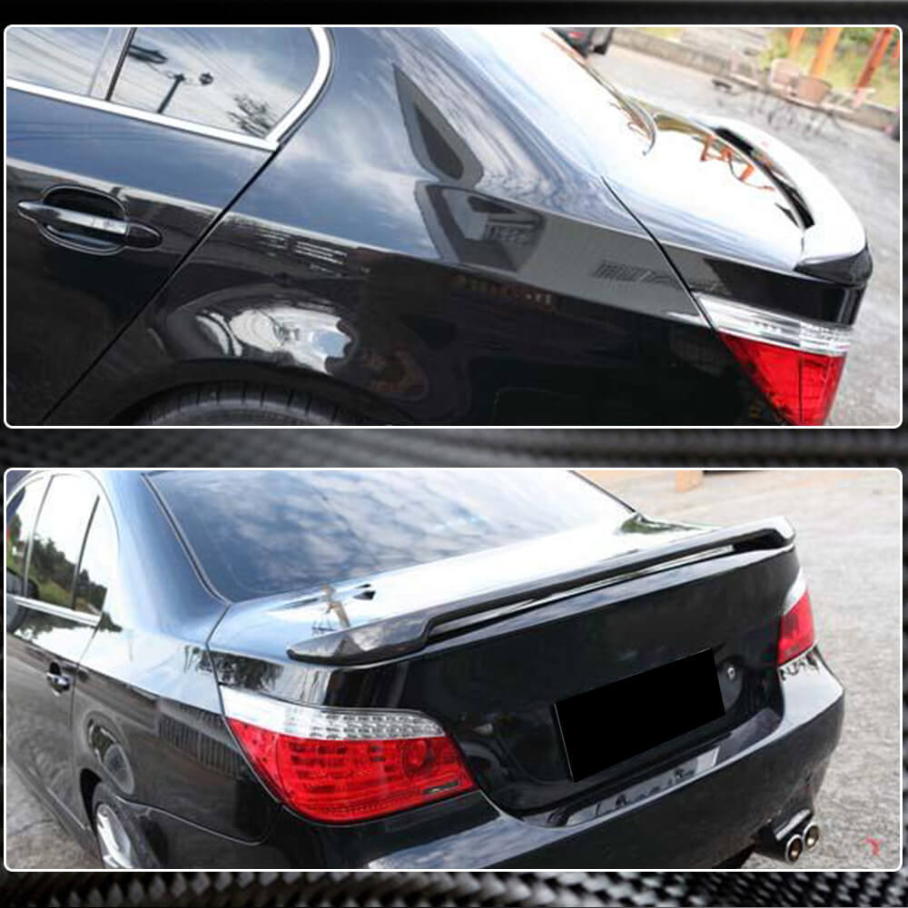 Rear Trunk Spoiler Carbon Fiber V3 (SD) for BMW 5 series E-60/61 2003-2010 - image 3