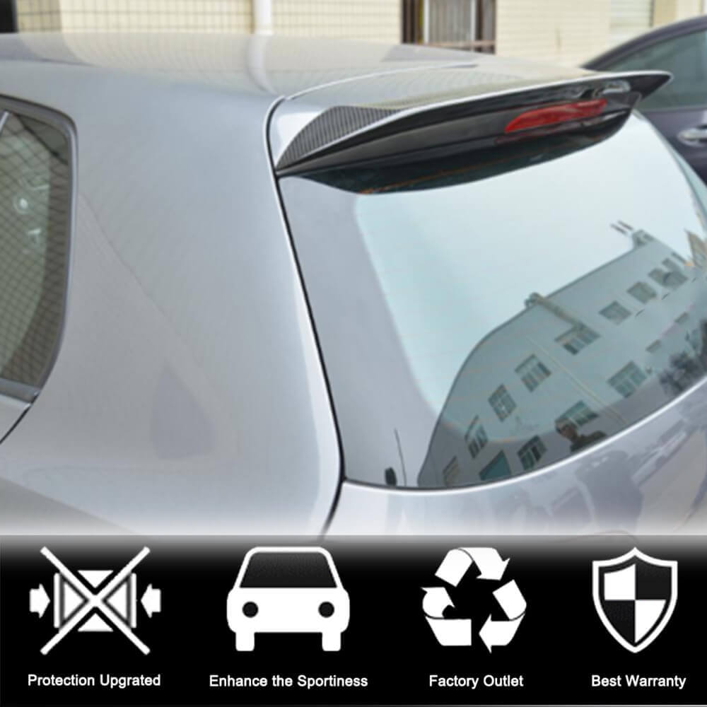 Spoiler V2 (for Base HB 2010-2013, Carbon) for Volkswagen Golf 6 2008-2014 - image 3