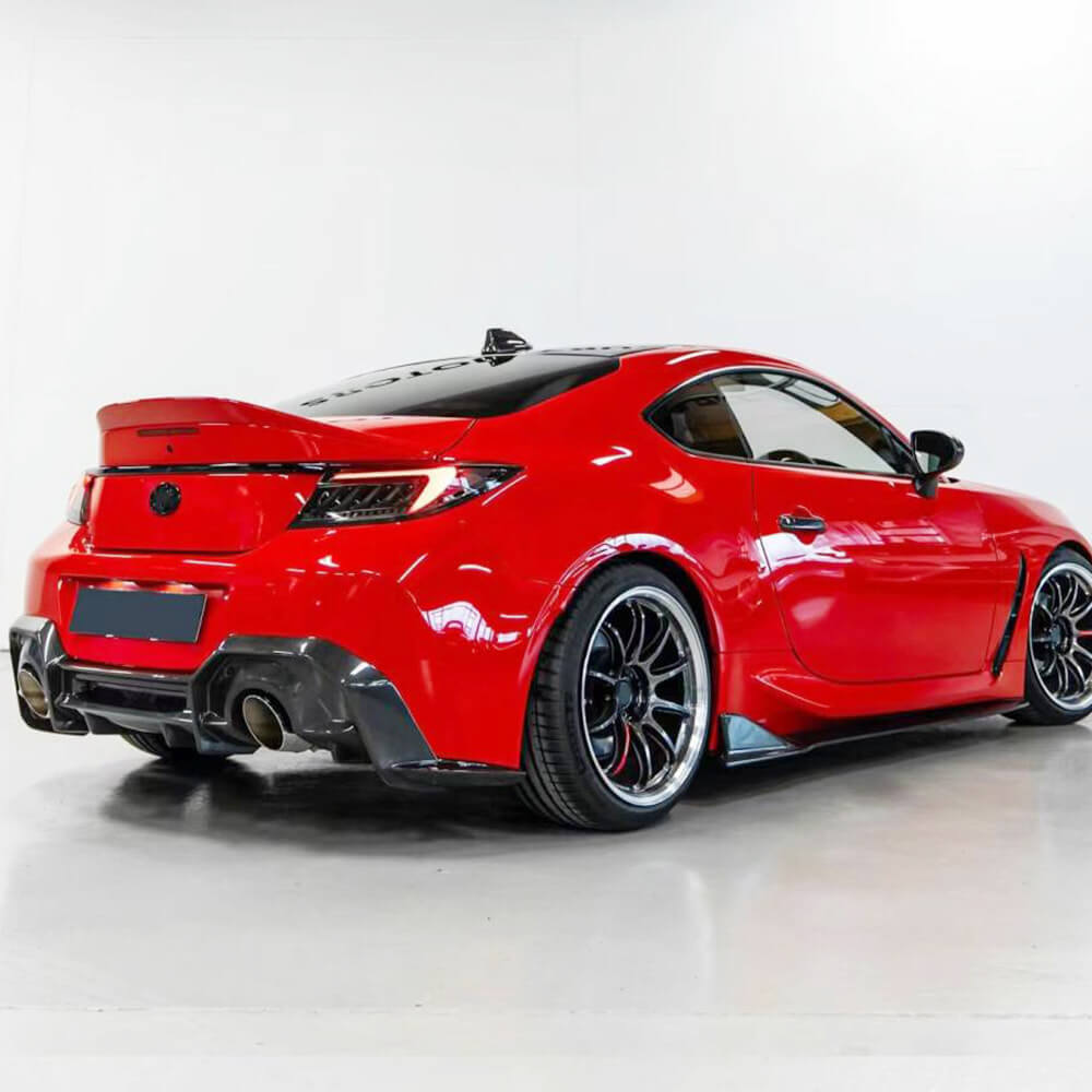 Rear bumper diffuser V3 (2021-2023, Carbon) for Subaru BRZ 2021- - image 3