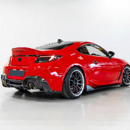Rear bumper diffuser V3 (2021-2023, Carbon) for Subaru BRZ 2021- - image 3