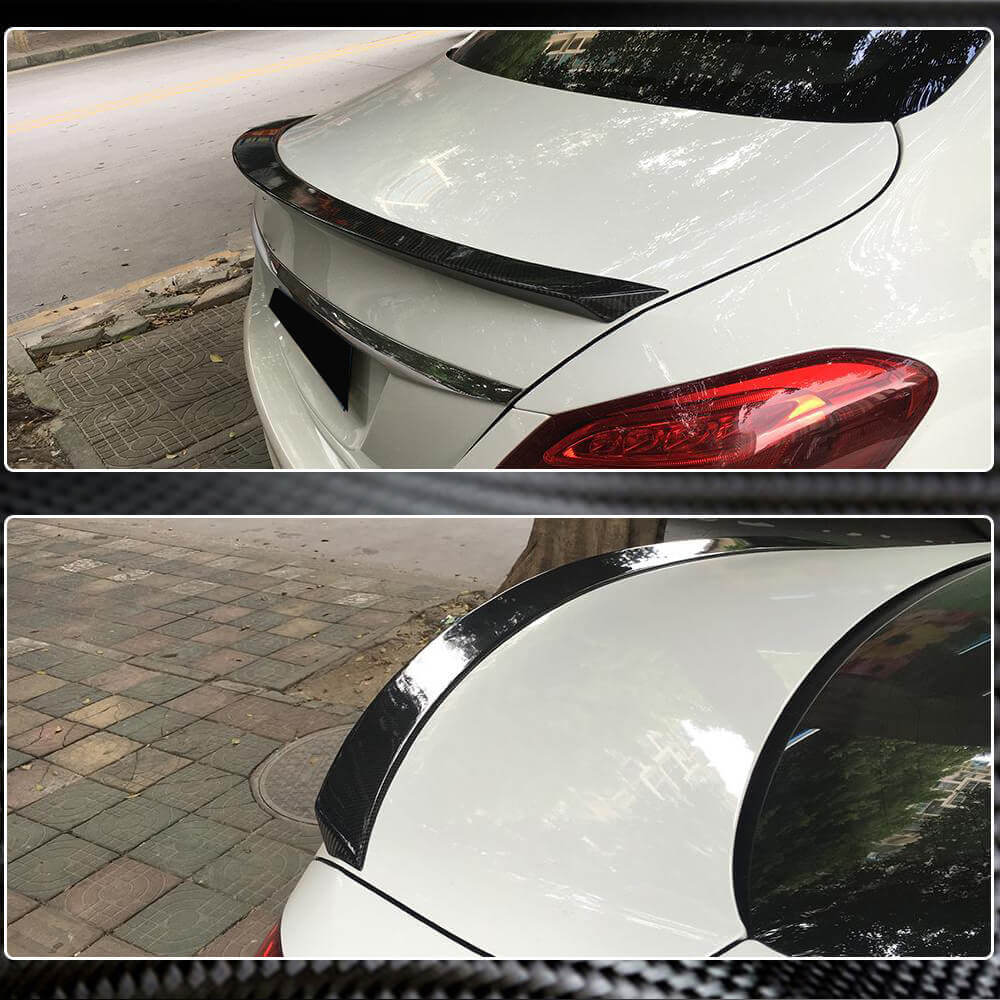 Spoiler V10 (for SD 2015-2019, Carbon) for Mercedes C-class W205 2014-2021 - image 3