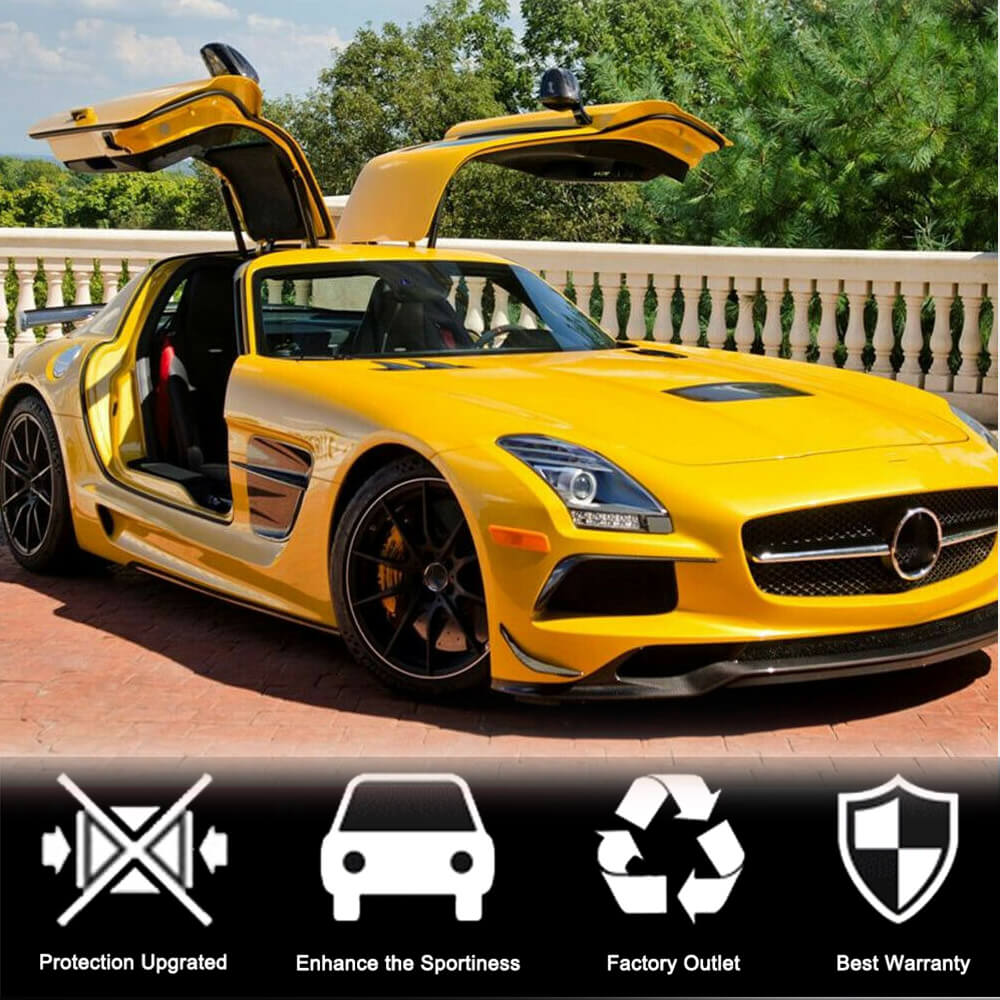 Front Bumper Lip Spoiler (Carbon) for Mercedes SLS C197 2010-2014 - image 3