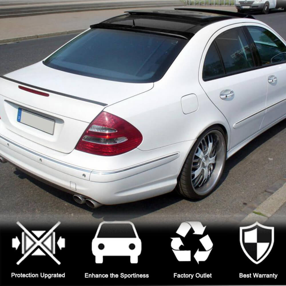 Rear Window Spoiler Visor (2002-2006, Carbon) for Mercedes E-сlass W211 2002-2009 - image 3