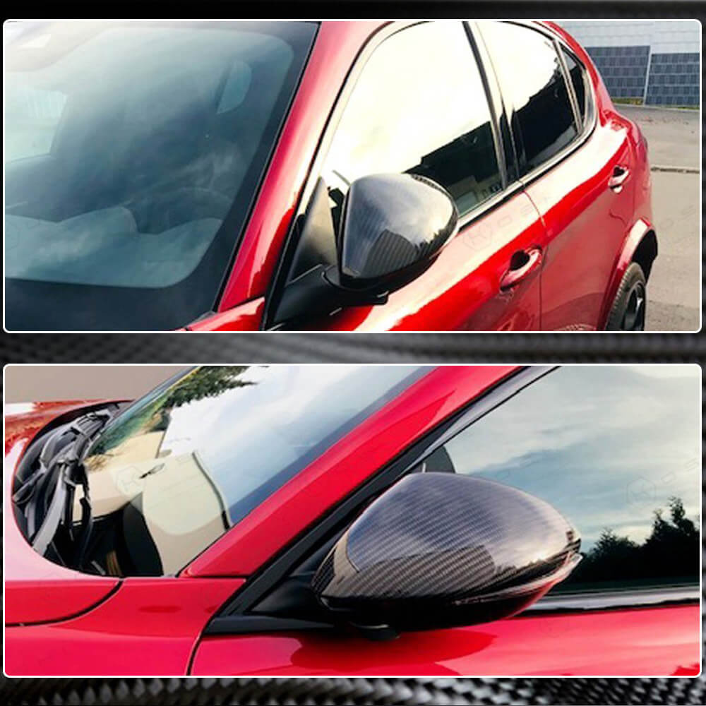 Mirror covers (2017-2023, Dry carbon) for Alfa Romeo Stelvio - image 5