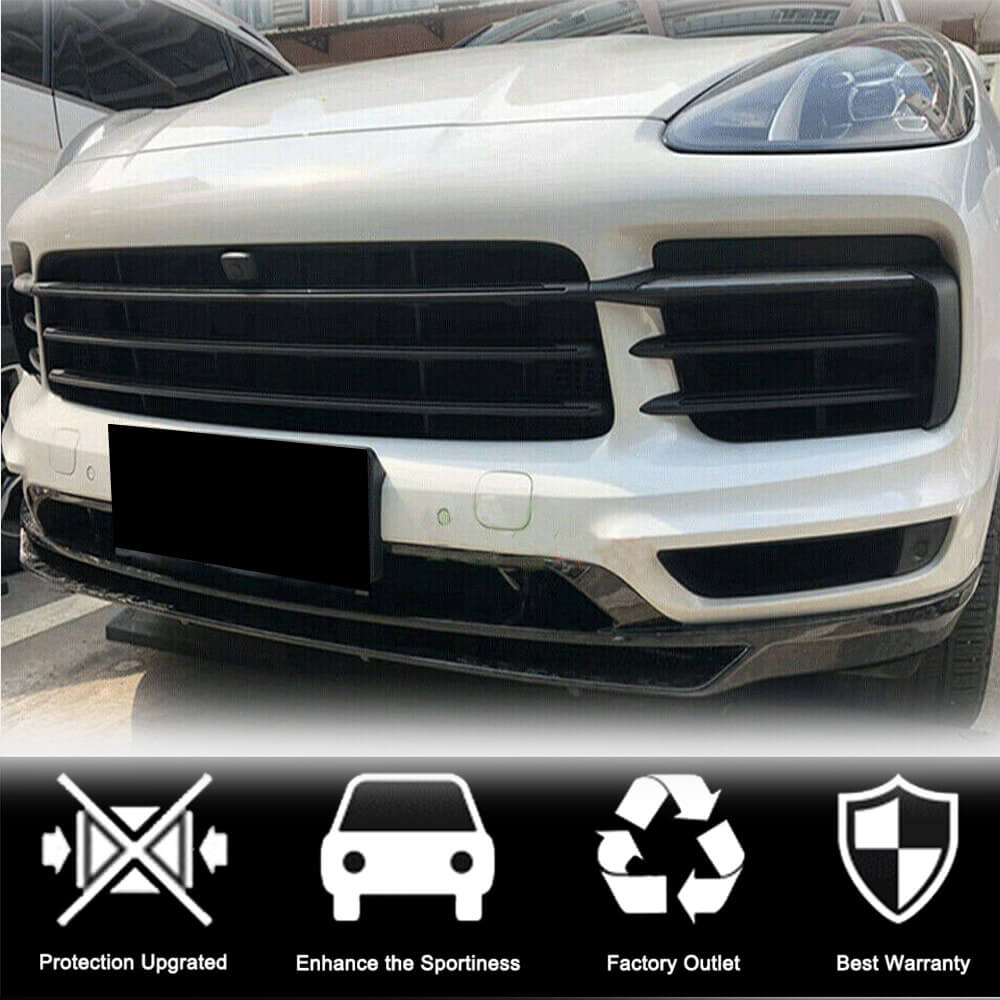 Front Lip Overlay (for Base 2018-2023, Carbon) for Porsche Cayenne 2018- - image 3