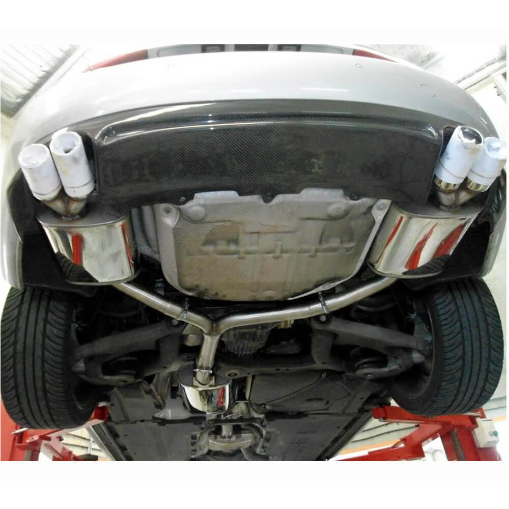 Rear bumper diffuser (for Base coupe/convertible 2007-2011, Carbon) for Audi A5 2007-2015 - image 3