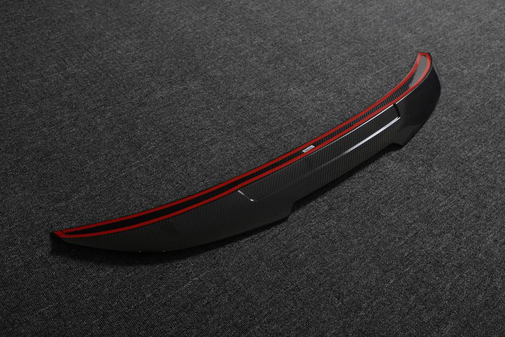 Rear Trunk Spoiler Dry Carbon Fiber V5 (SD) for BMW 3 series F-30/31/34 2012-2019 - image 3
