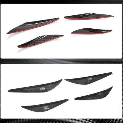 Covers on the front bumper V1 (for GT3 (RS) 2017-2019, Carbon) for Porsche 911 2012-2018 - image 3