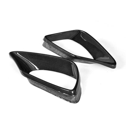 Carbon Inserts Front Bumper (for AMG 2016-2018) for Mercedes S-сlass W222 2013-2022 - image 3