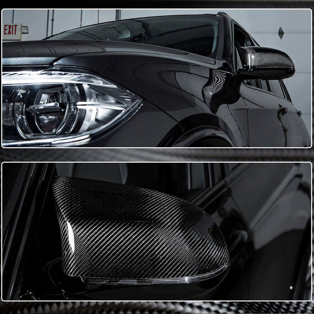Mirror Covers Add-on Dry Carbon Fiber (for F85) for BMW X5 F-15 2013-2018 - image 3