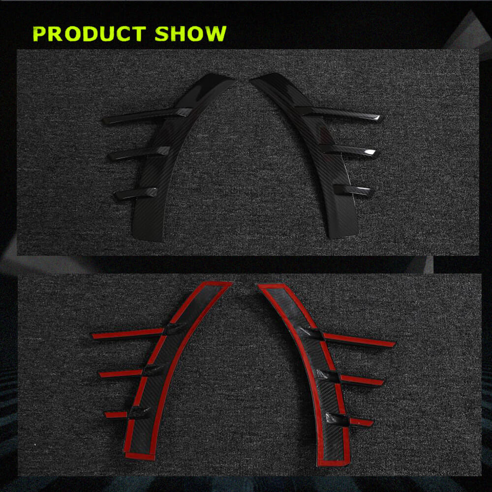 Rear Bumper Vents Dry Carbon Fiber V3 (for G87) for BMW 2 Series G42 2021- - image 3