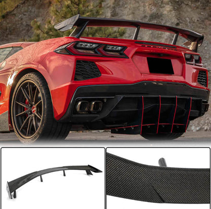 Body Kit Set (2019-2022, Carbon) for Chevrolet Corvette C8 2019- - image 3
