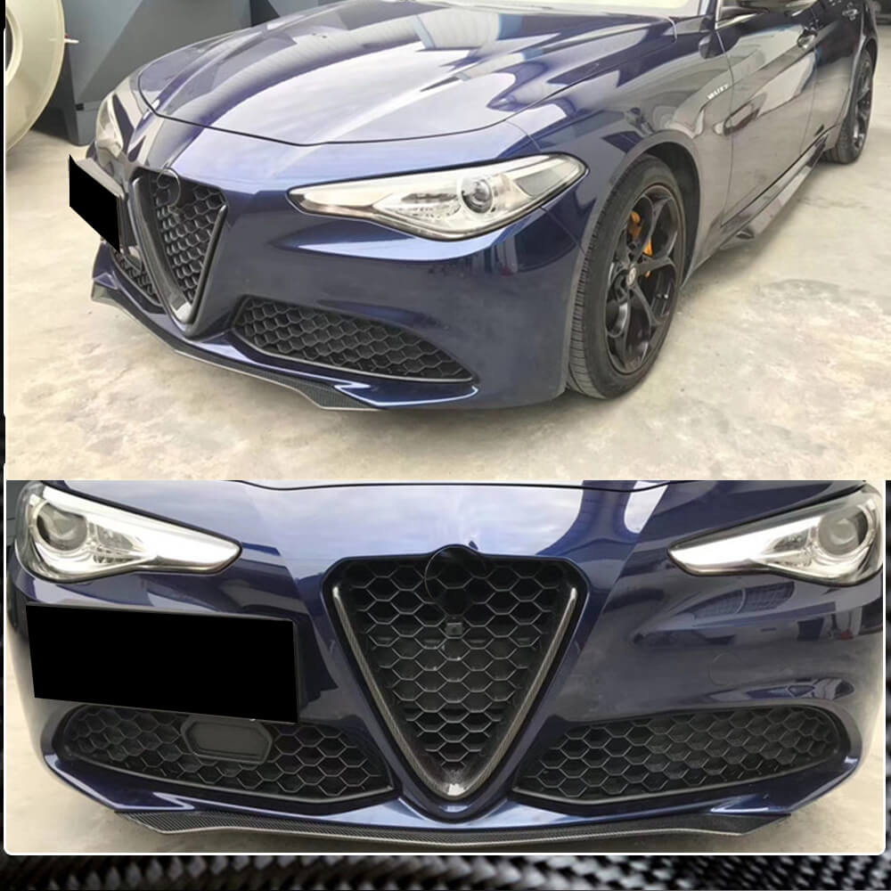 Grille Cover (for Base, Dry Carbon) for Alfa Romeo Giulia 2016-2022 - image 3