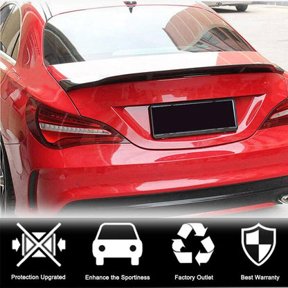 Spoiler V4 (SD, Carbon) for Mercedes CLA C117 2013-2019 - image 3