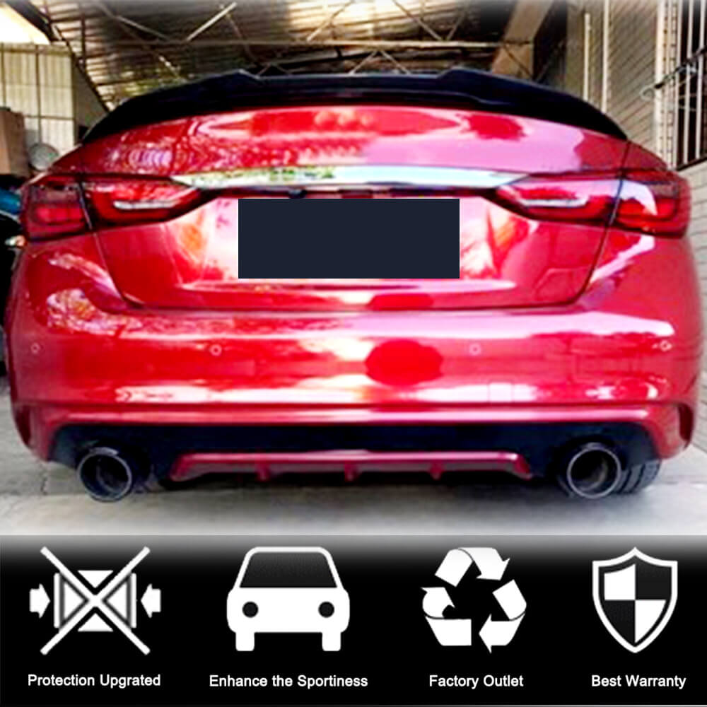 Spoiler V5 (for Q50, Carbon) for Infiniti Q50/Q60 2013-2024 - image 3