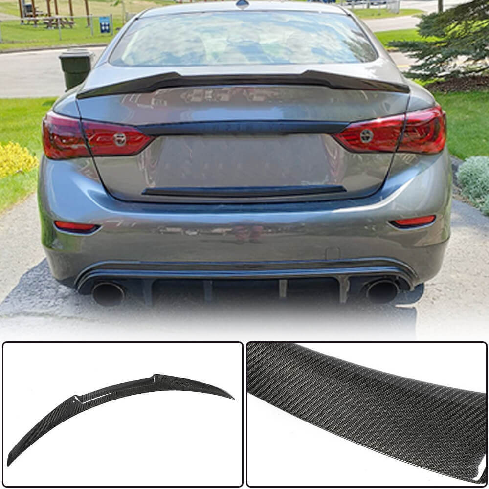 Spoiler V6 (for Q50, Carbon) for Infiniti Q50/Q60 2013-2024 - image 3