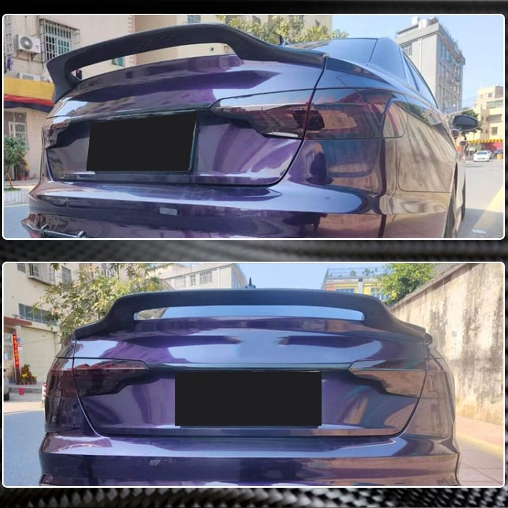 V8 Spoiler (for Sedan, Carbon) for Audi A4 B9 2015-2024 - image 3