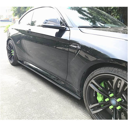 Side Skirt Extensions V2 (for F87, Carbon) for BMW 2 Series F22/23 2014-2021 - image 3
