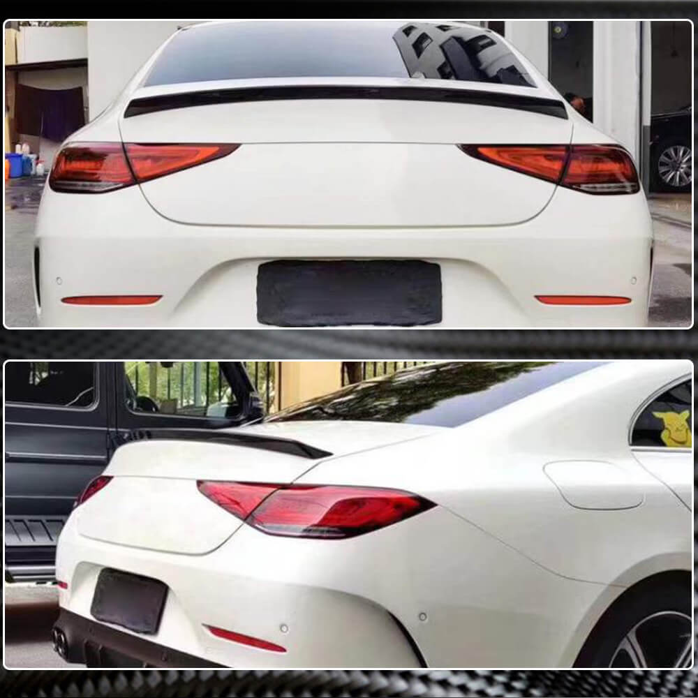 Spoiler V6 (for 2018-2020, Carbon) for Mercedes CLS C257 2018- - image 3