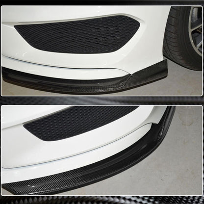 Covers on the front bumper (for Base SD 2013-2016, Carbon) for Mercedes CLA C117 2013-2019 - image 3