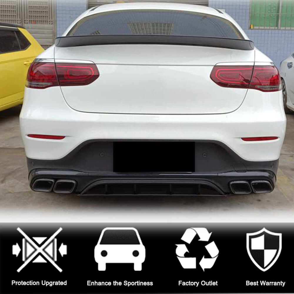 Spoiler V2 (Carbon) for Mercedes GLC coupe C253 2016-2023 - image 3