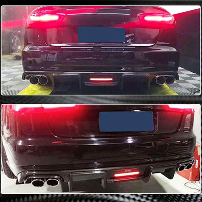 Rear Bumper Diffuser Carbon (for Base 2014-2018) for Audi A6 C7 2011-2017 - image 3