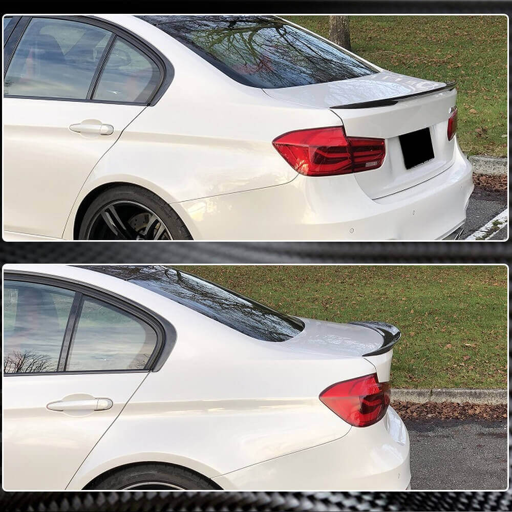 Rear Trunk Spoiler Carbon Fiber V16 (SD) for BMW 3 series F-30/31/34 2012-2019 - image 3