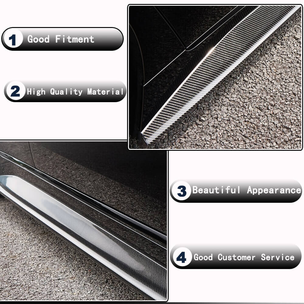 Side Skirts Carbon Fiber (for G26 M-Sport) for BMW 4 series G22/23/26 2020- - image 3