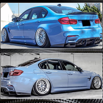 V2 Side Skirt Covers (for M3 Side Skirts, Carbon) for BMW 3 Series F30/F31 2012-2019 - image 3