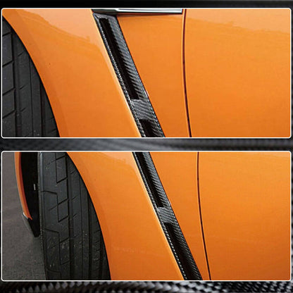 Carbon Front Fender Covers (2009-2015) for Nissan GT-R 2008-2025 - image 3
