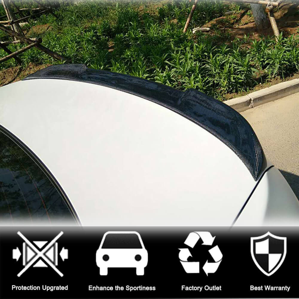 Rear Trunk Spoiler Carbon Fiber V5 (for F36) for BMW 4 series F-32 2012-2020 - image 3