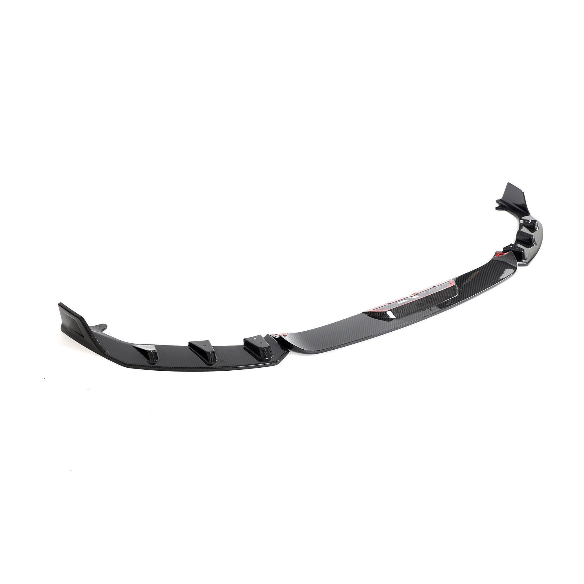 Front Bumper Lip Dry Carbon Fiber V4 (for G87) for BMW 2 Series G42 2021- - image 3