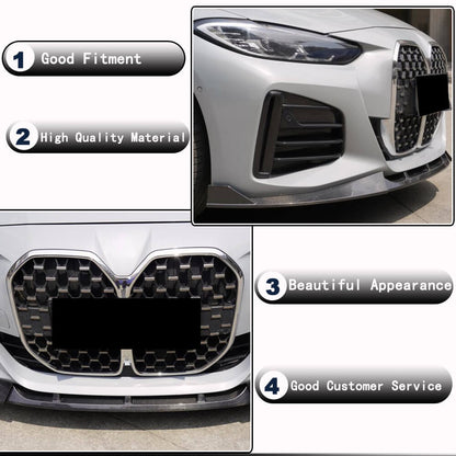 Front Bumper Lip V3 (for G26 M-Sport, Carbon) for BMW 4 Series G22/23/26 2020- - image 3