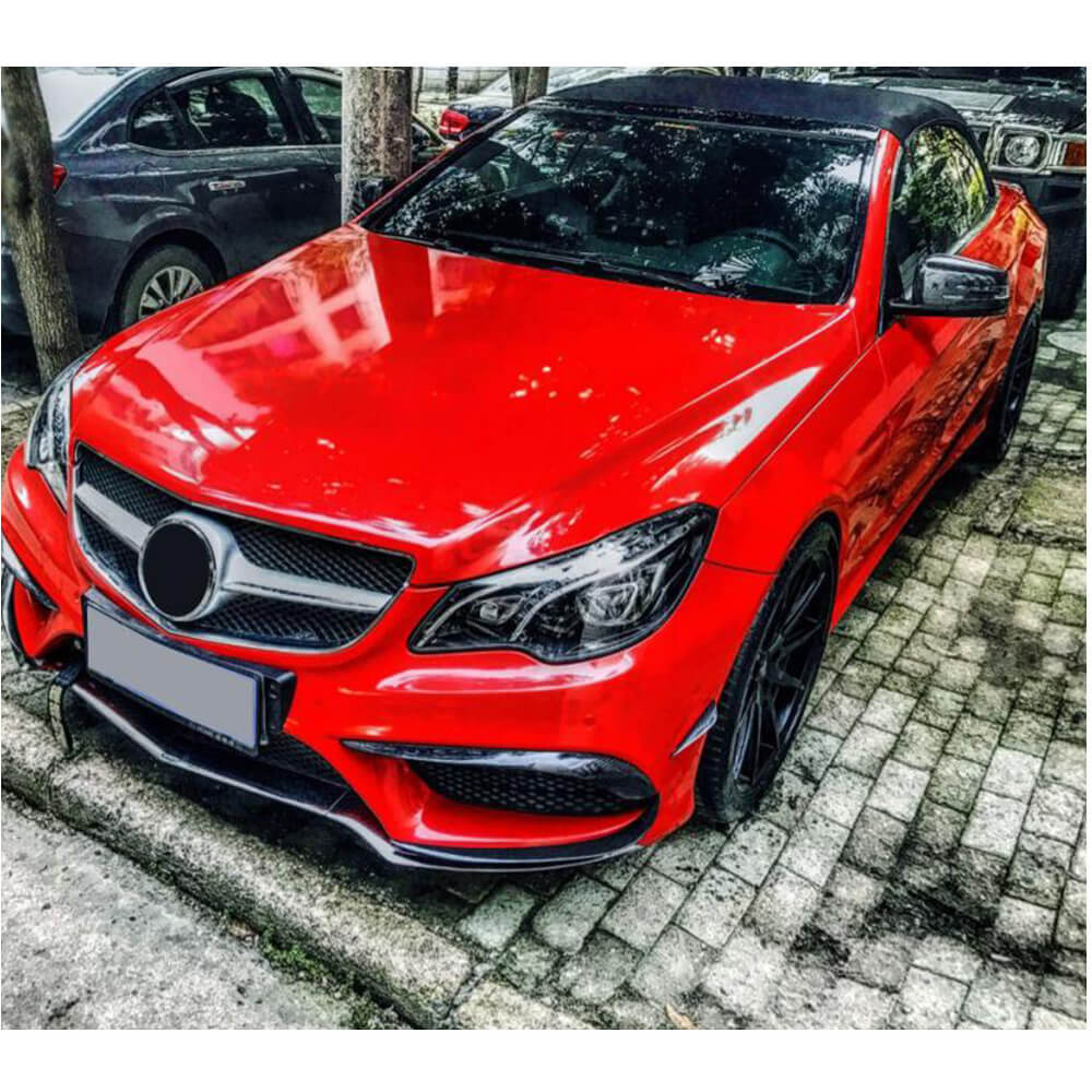 Covers on the front bumper (for AMG-Line 2014-2016, Carbon) for Mercedes E-class coupe C207 2010-2017 - image 3