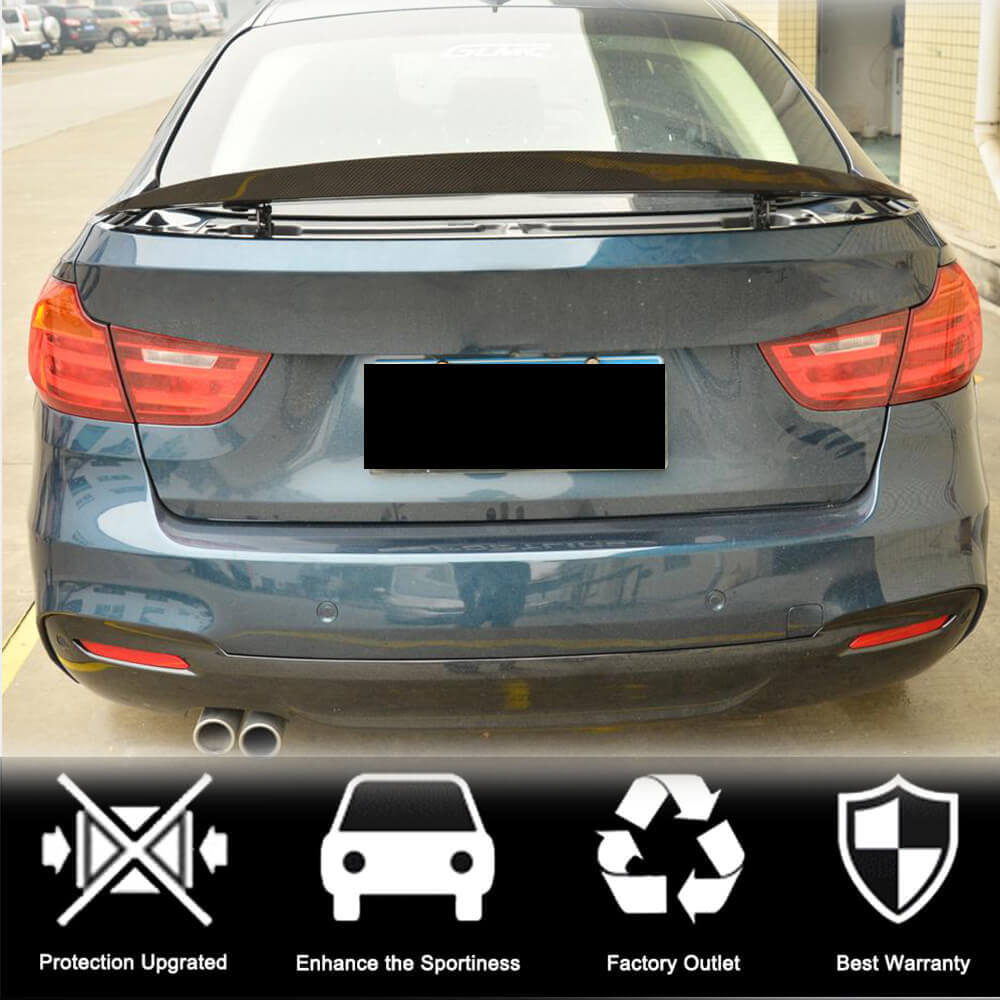 Rear Trunk Spoiler Carbon Fiber V1 (for F34) for BMW 3 series F-30/31/34 2012-2019 - image 3