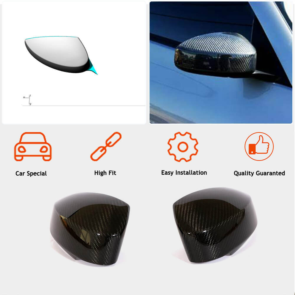 Mirror covers (2003-2006, Carbon) for Nissan 350Z - image 3