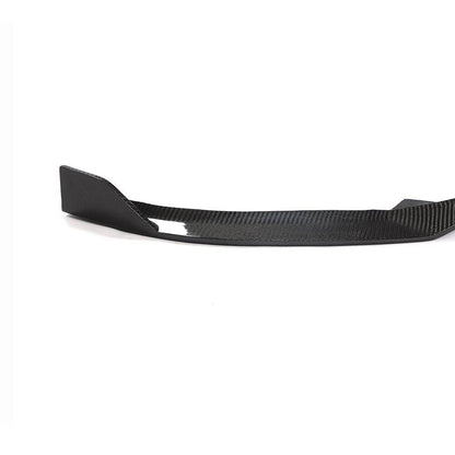 Front Bumper Lip Spoiler V2 (for R/R-Line 2017-2020, Carbon) for Volkswagen Golf 7/E-Golf 2012-2020 - image 3