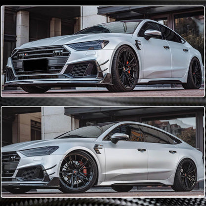 Wing covers (2018-2022, Dry Carbon) for Audi A7 2018- - image 3