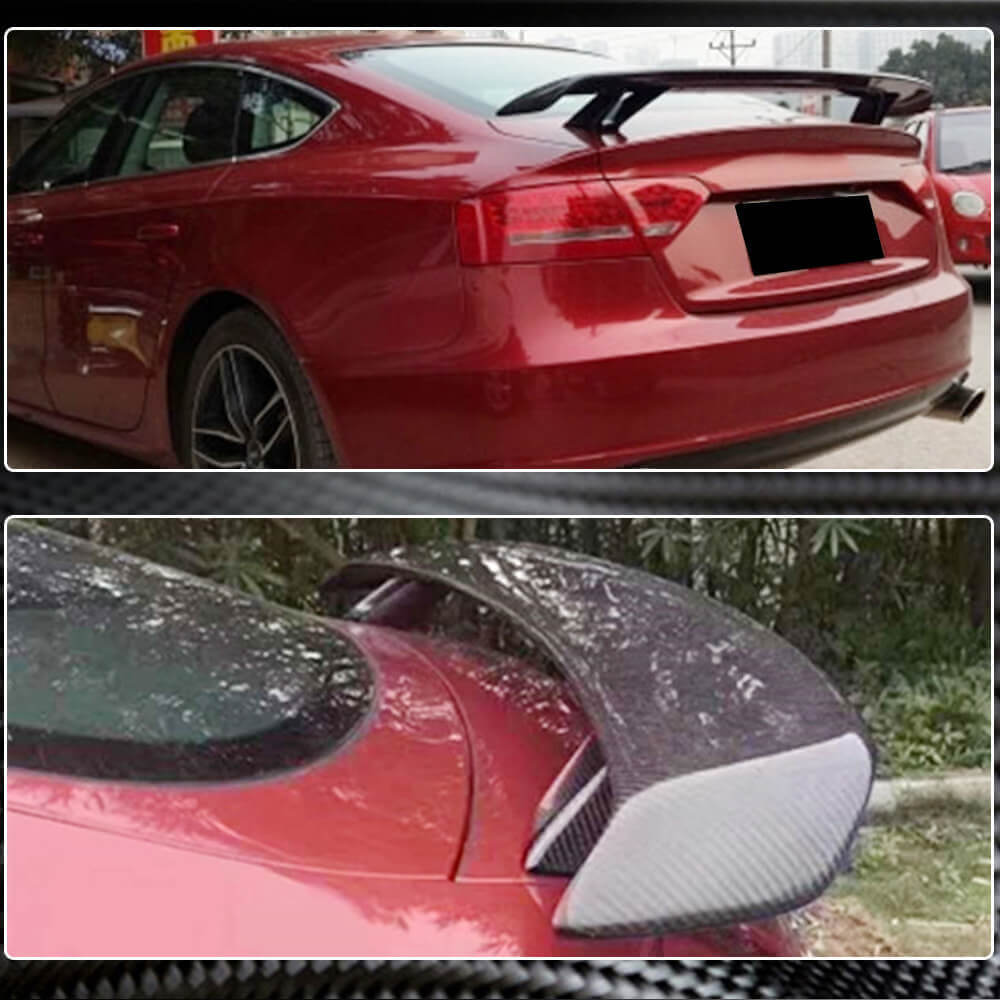 Spoiler V3 (Cabriolet, Carbon) for Audi A5 2007-2015 - image 3