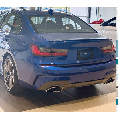 Rear Bumper Diffuser Carbon Fiber V7 (2019-2021, M-Sport) for BMW 3 series G20/21 2018- - image 3