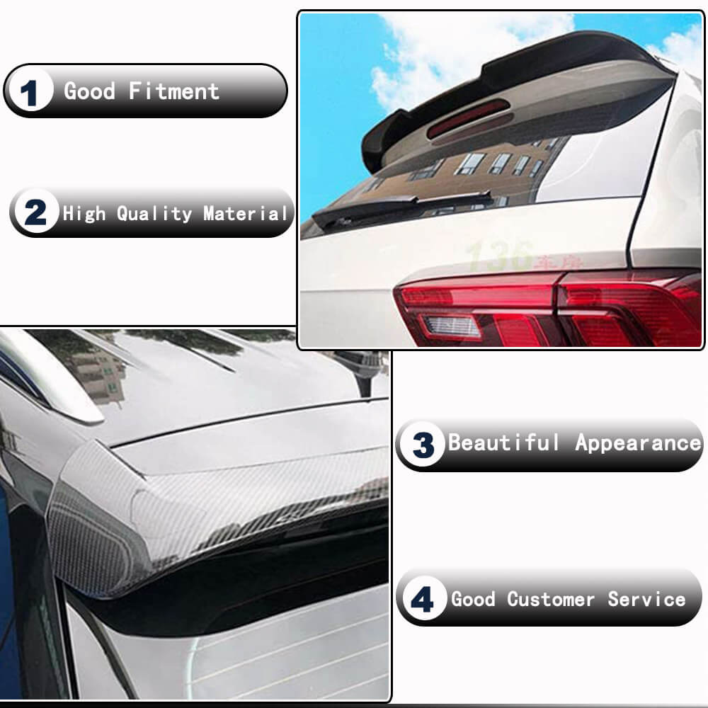 Spoiler (for 2016-2019, Carbon) for Volkswagen Tiguan 2016-2023 - image 3
