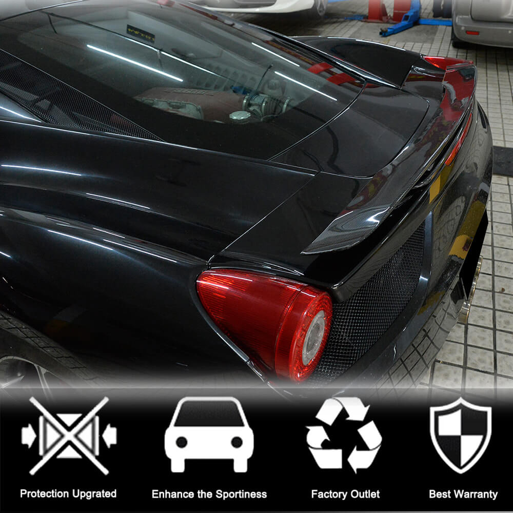 Spoiler V2 (2011-2013, Carbon) for Ferrari 458 Italia 2009-2015 - image 3