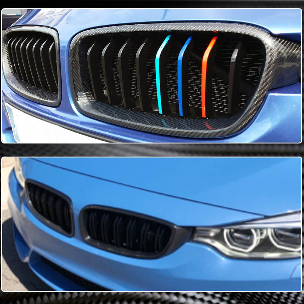Grille outline (for F80, Carbon) for BMW 3 series F-30/31/34 2012-2019 - image 3