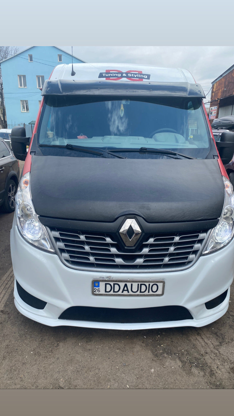 Front Bumper AMG (lip, primed) for Renault Master 2011-2023 - image 1