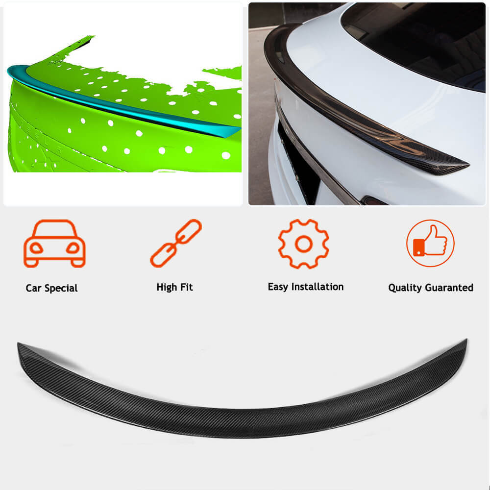 Rear Trunk Spoiler Boot Wing Lip V3 (2012-2022) for Tesla Model S - image 4