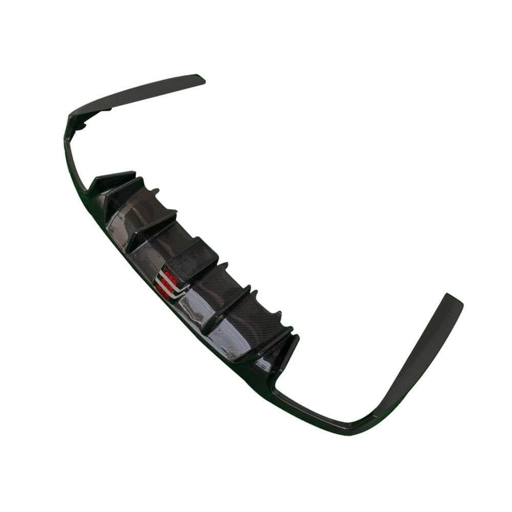 Rear bumper diffuser (for E63 AMG 2020-2023, Carbon) for Mercedes E-class W213 2016-2023 - image 4