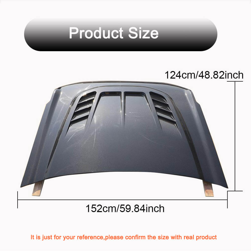 Hood (Carbon) for Ford Bronco 2021- - image 4